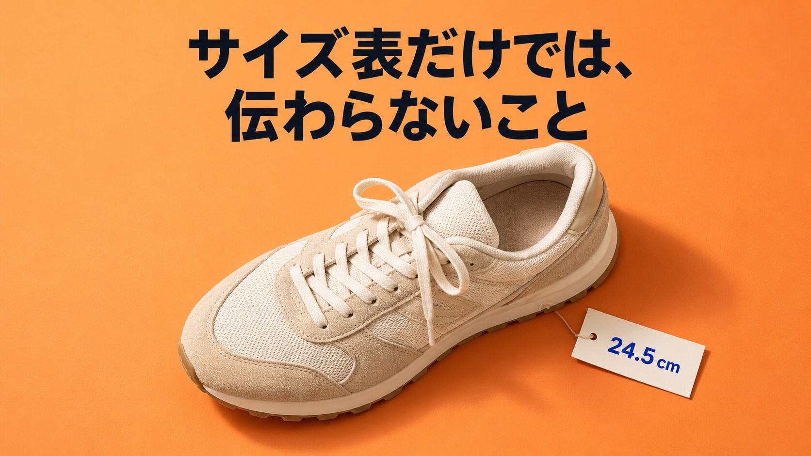 靴ECのサイズ表だけでは伝わらないこと
